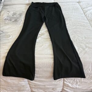 Women's Black Flared Pants